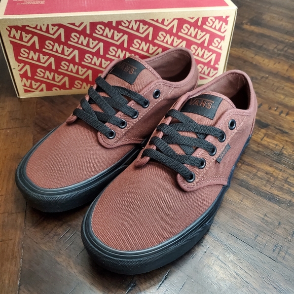 Vans Atwood Mixed Canvas Root Beer Men Size 7, equivalent to Women Size 8.5 - Picture 3 of 10